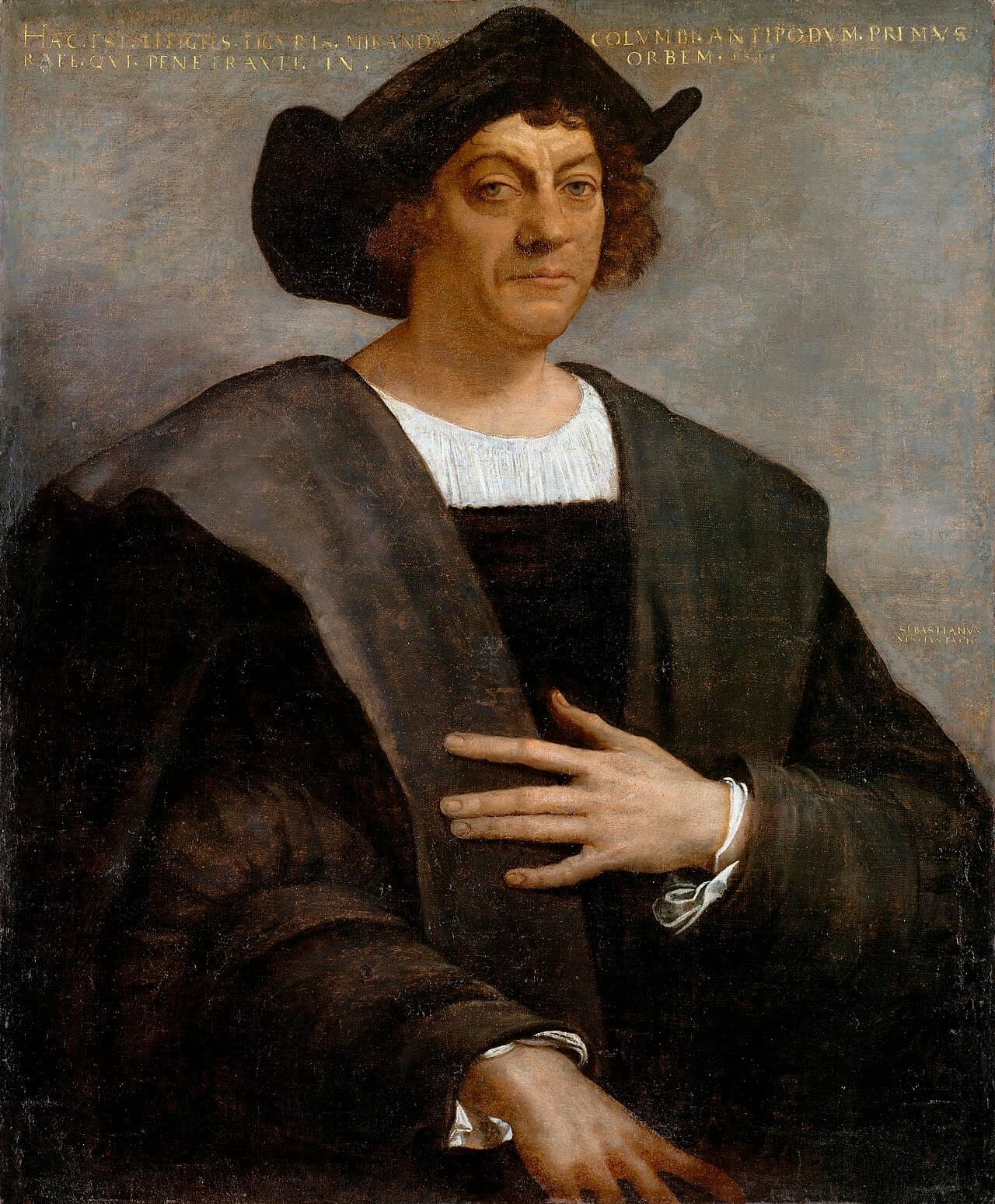 Renaissance portrait of a man said to be Christopher Columbus